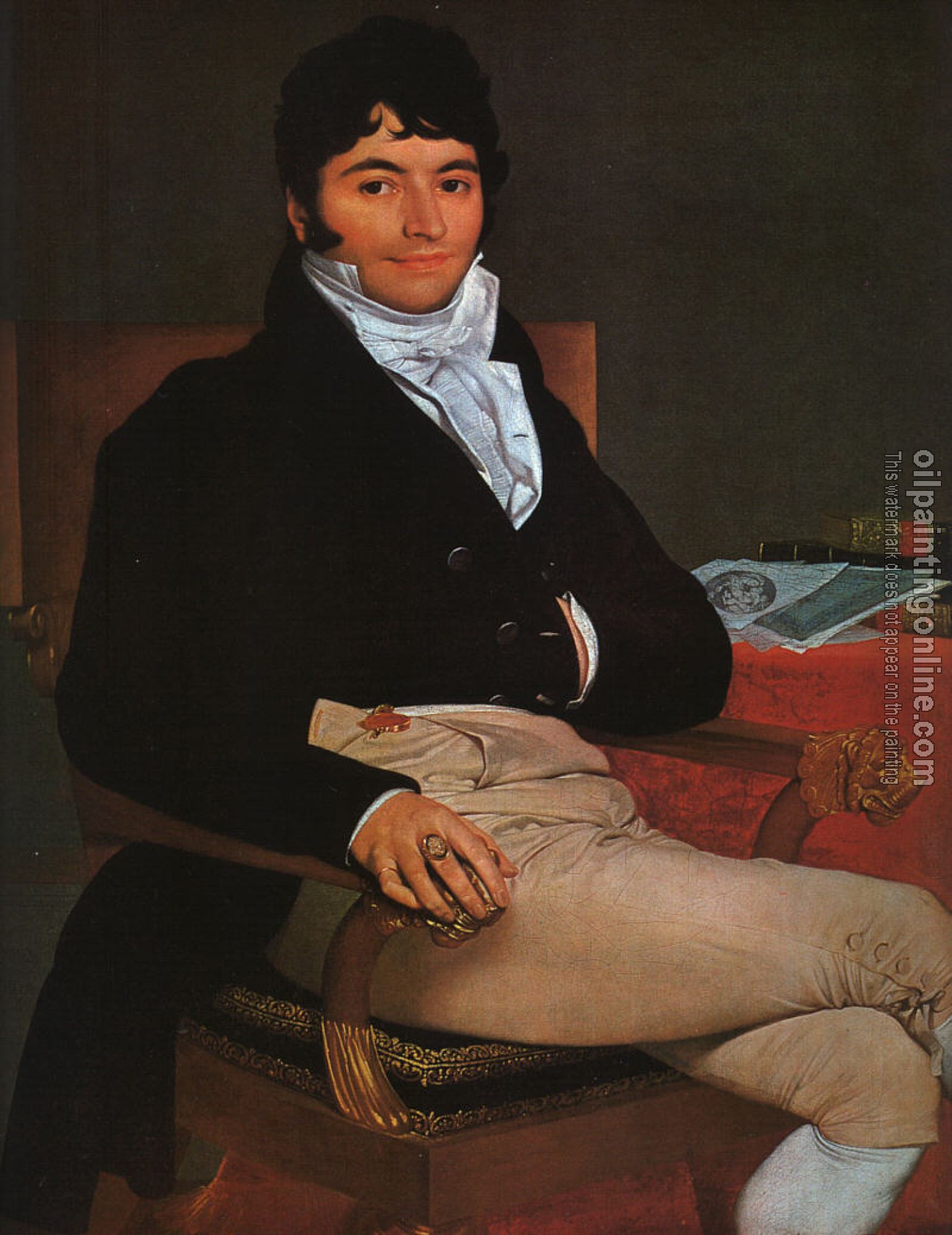 Ingres, Jean Auguste Dominique - Classical oil painting